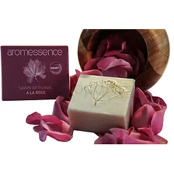AROMESSENCE SAVON ARTISANAL A LA ROSE 120G