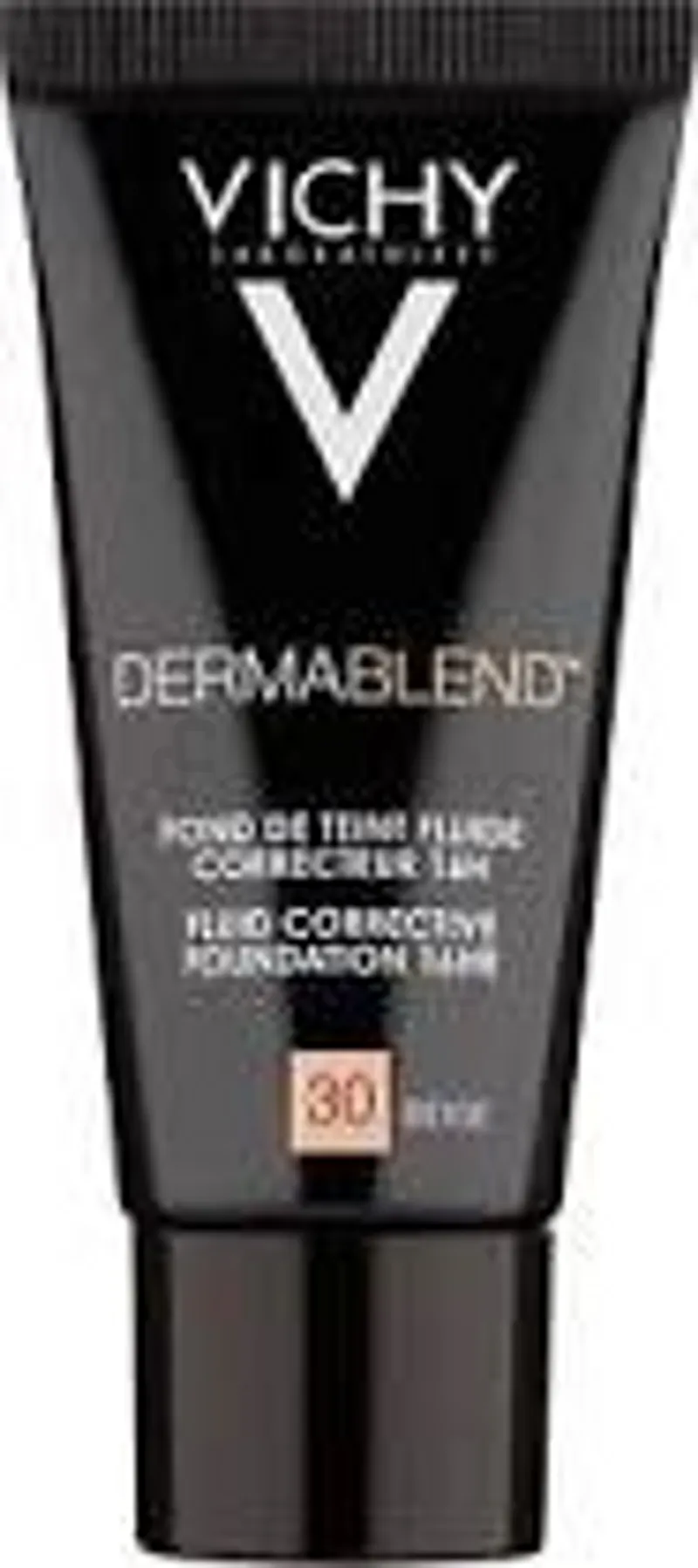 VICHY DERMABLEND FOND DE TEINT FLUIDE CORRECTEUR 16H NUMERO 30 BEIGE