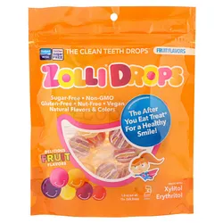 ZOLLIDROPS THE CLEAN TEEHT DROPS FRUIT FLAVORS BOITE DE 15