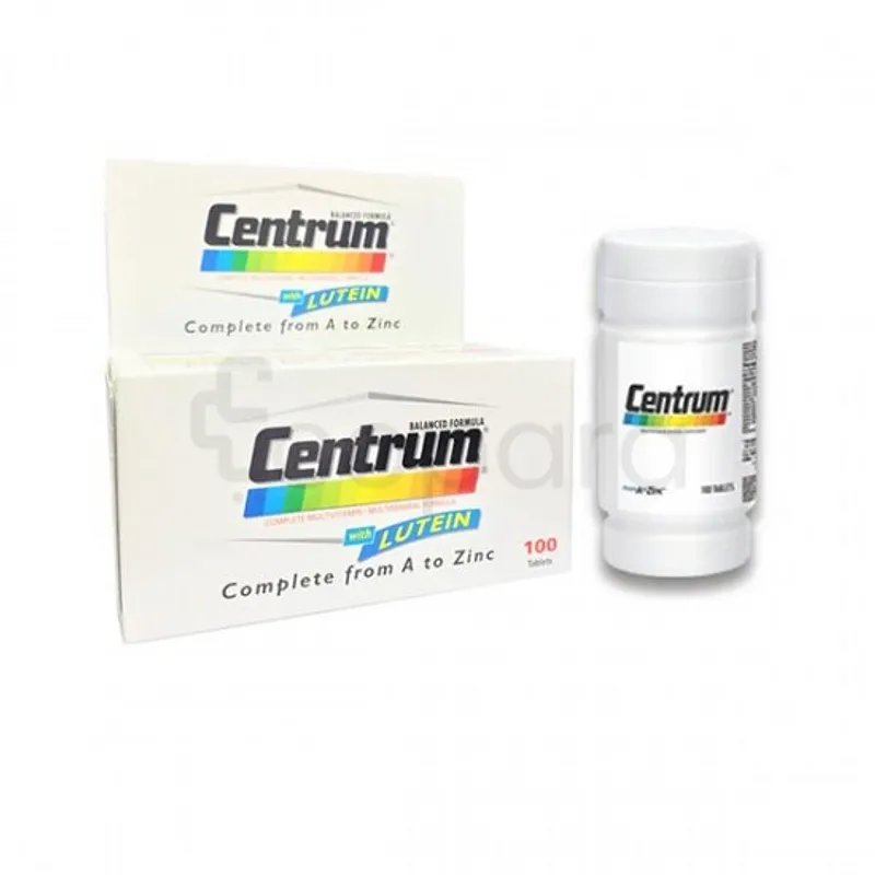 CENTRUM COMPLETE MULTIVITAMIN WITH LUTEIN BOITE DE 100 COMPRIMES