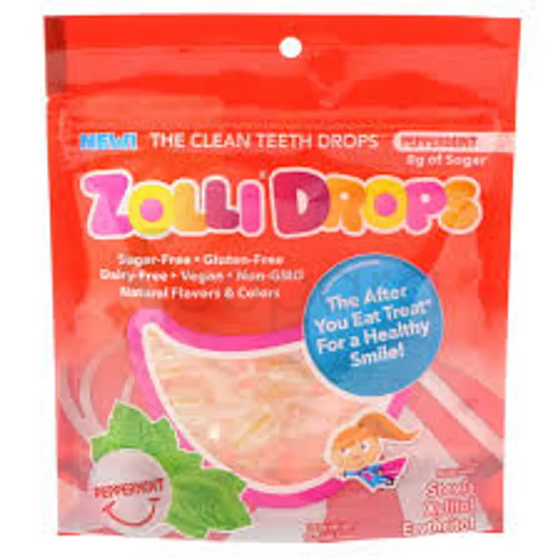 ZOLLI DROPS THE CLEAN TEETH DROPS FLAVORS PEPPERMINT BOITE DE 15