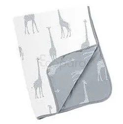 DOOMOO COUVERTURE GIRAFE GRISE