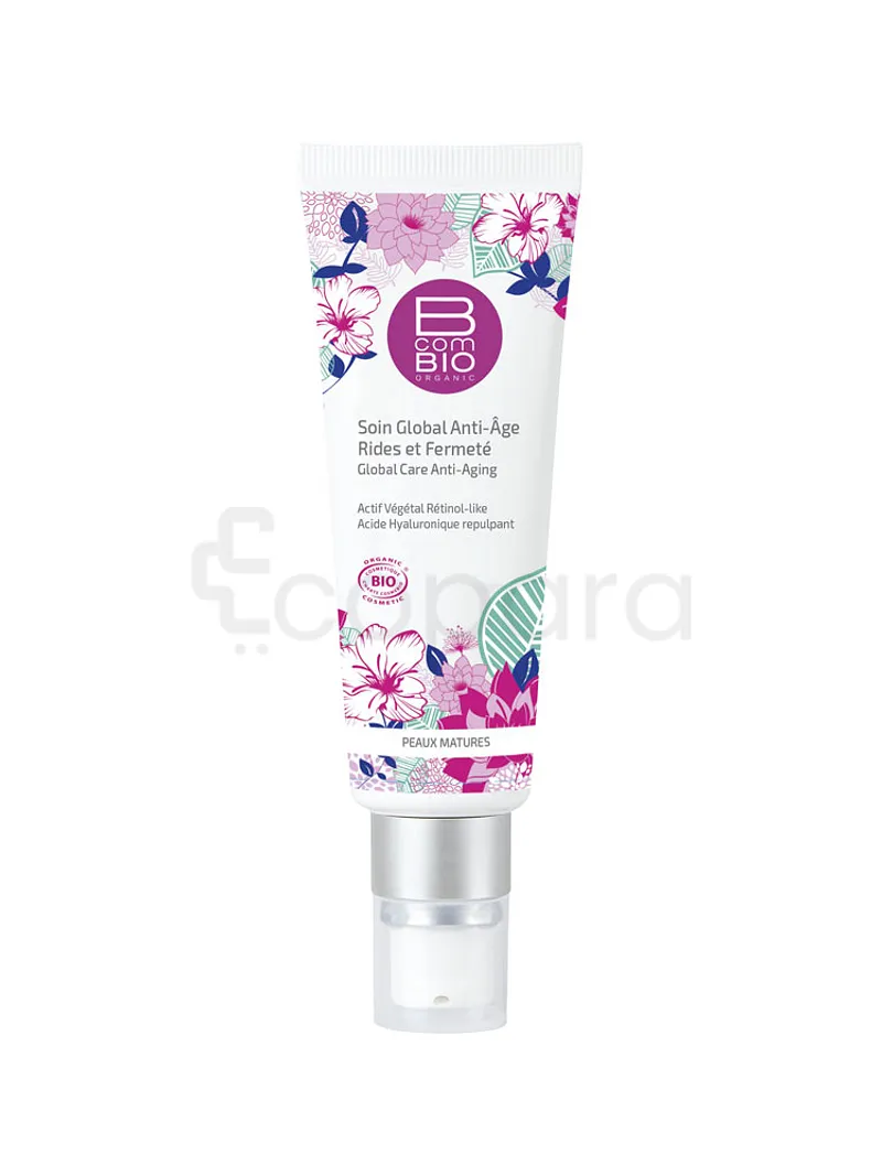 B COM BIO SOIN GLOBAL ANTI-AGE RIDES ET FERMETE PEAUX MATURES 50ML