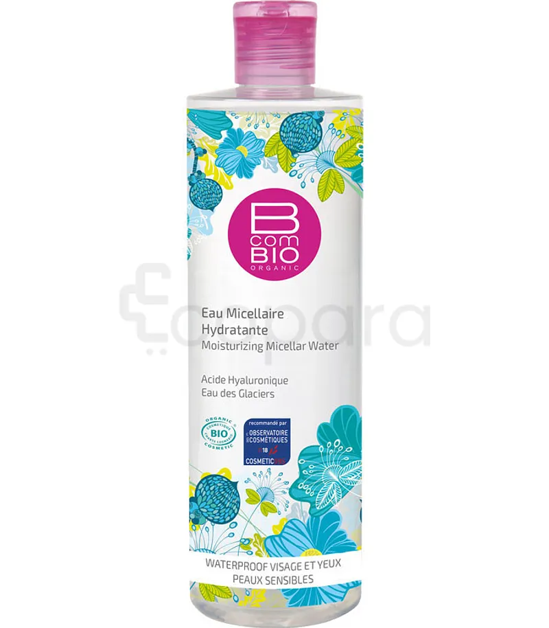 B COM BIO EAU MICELLAIRE HYDRATANTE WATERPROOF VISAGE ET YEUX 400ML