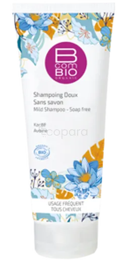 B COM BIO SHAMPOOING DOUX SANS SAVON USAGE FREQUENT TOUS CHEVEUX 200ML