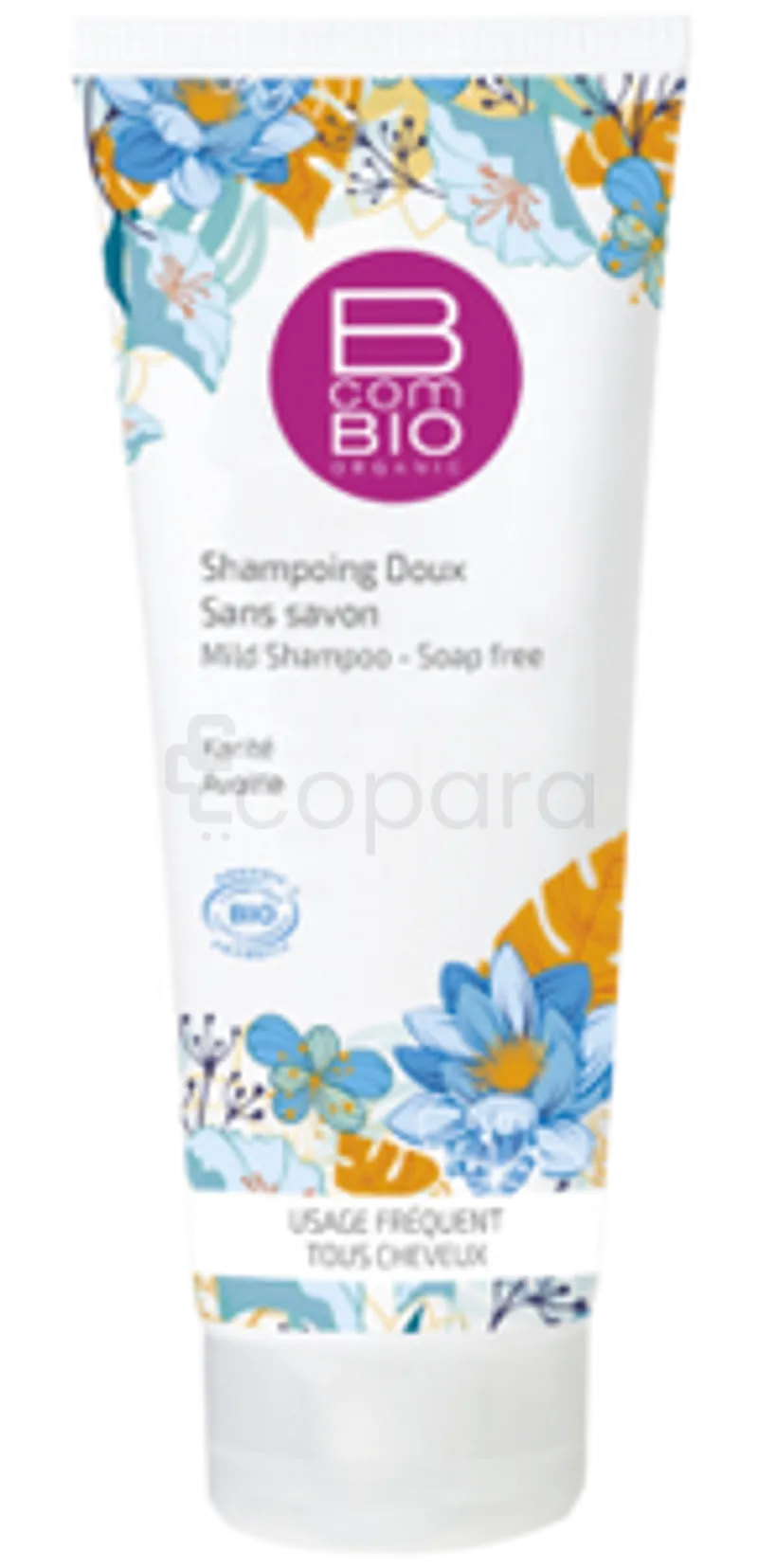 B COM BIO SHAMPOOING DOUX SANS SAVON USAGE FREQUENT TOUS CHEVEUX 200ML