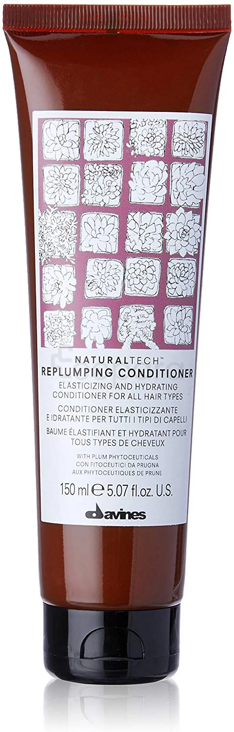 DAVINES REPLUMPING BAUME ELASTIFIANT ET HYDRATANT TOUS TYPES DE CHEVEUX 150ML