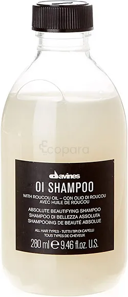 DAVINES OI SHAMPOOING BEAUTE A L'HUILE DE ROUCOU TOUS TYPES DE CHEVEUX SANS SULFATES 280ML