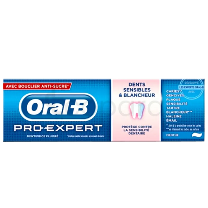 ORAL-B DENTIFRICE PRO EXPERT DENTS SENSIBLES ET BLANCHEUR 75ML