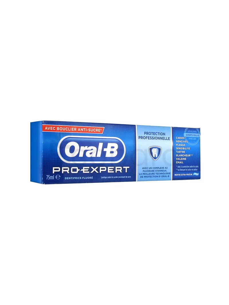 ORAL-B PRO EXPERT PROTECTION PROFESSIONNELLE DENTIFRICE FLUORE MENTHE FRAICHE 75ML