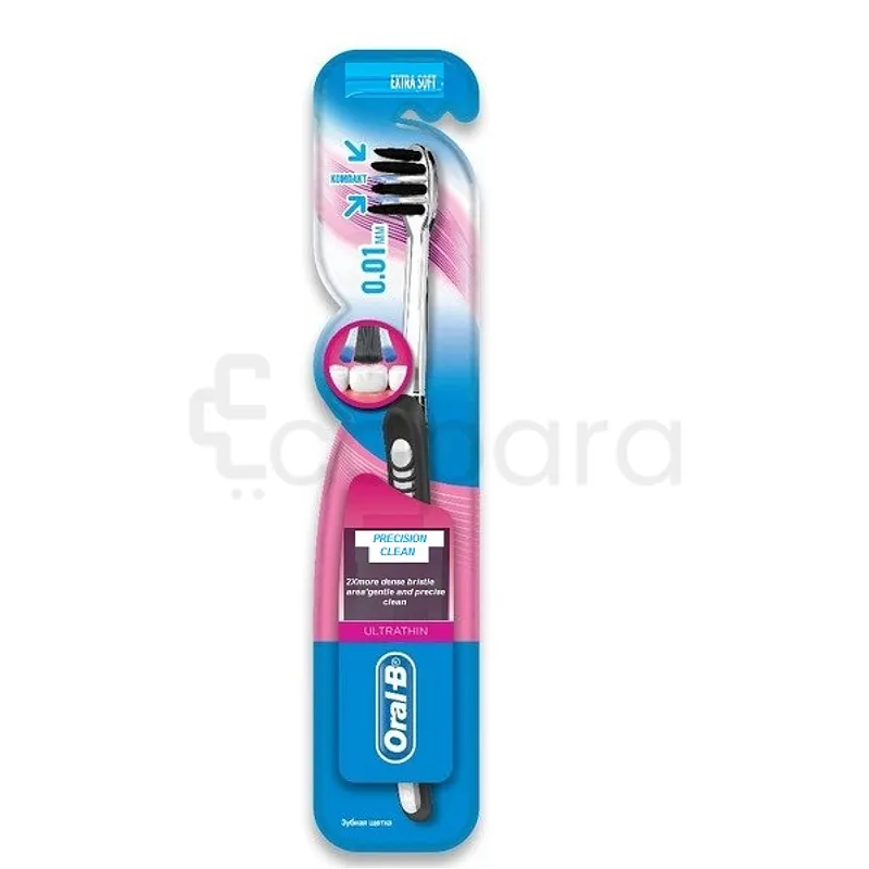 ORAL-B BROSSE A DENTS ULTRATHIN PRECISION CLEAN EXTRA SOFT BLACK REFERENCE BRS_ULT007