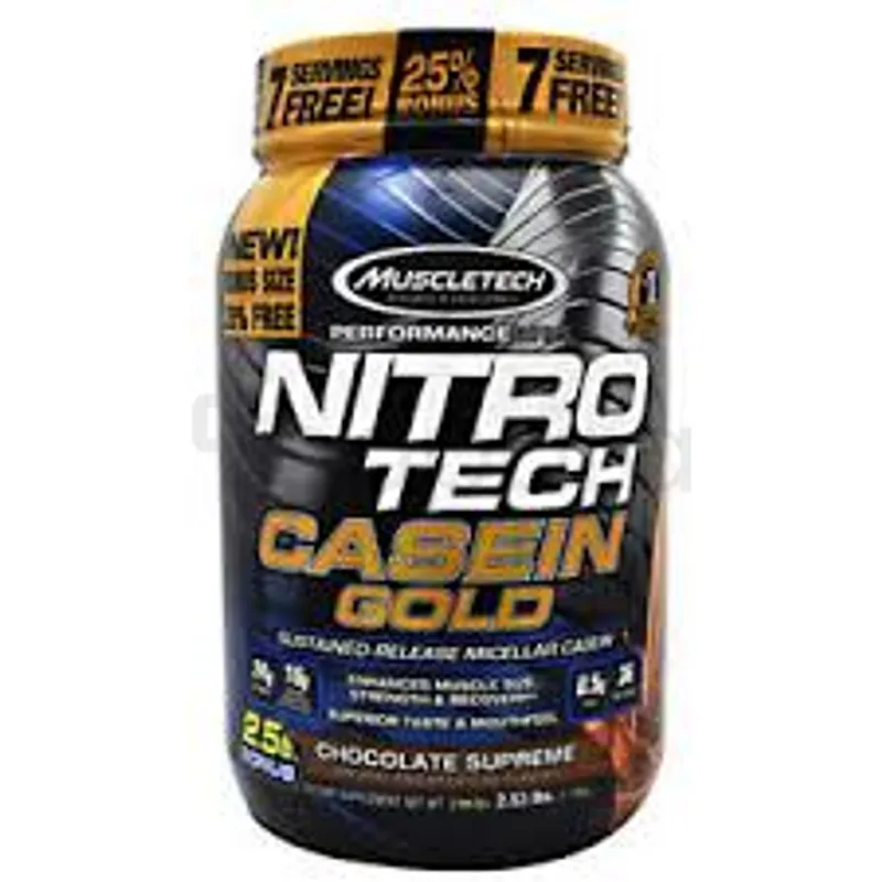 MUSCLETECH NITRO TECH CASEIN GOLD CHOCOLATE SUPREME 1.13KG