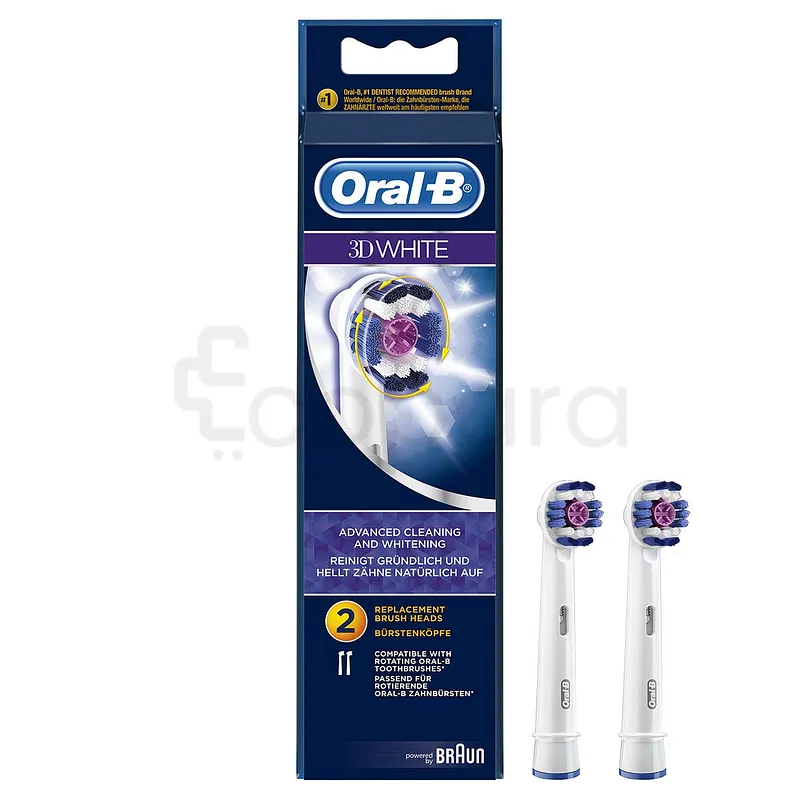 ORAL-B RECHARGES 3D ADVANCED CLEANING AND WHITENING EB18-02 REFERENCE BRS_ELC008