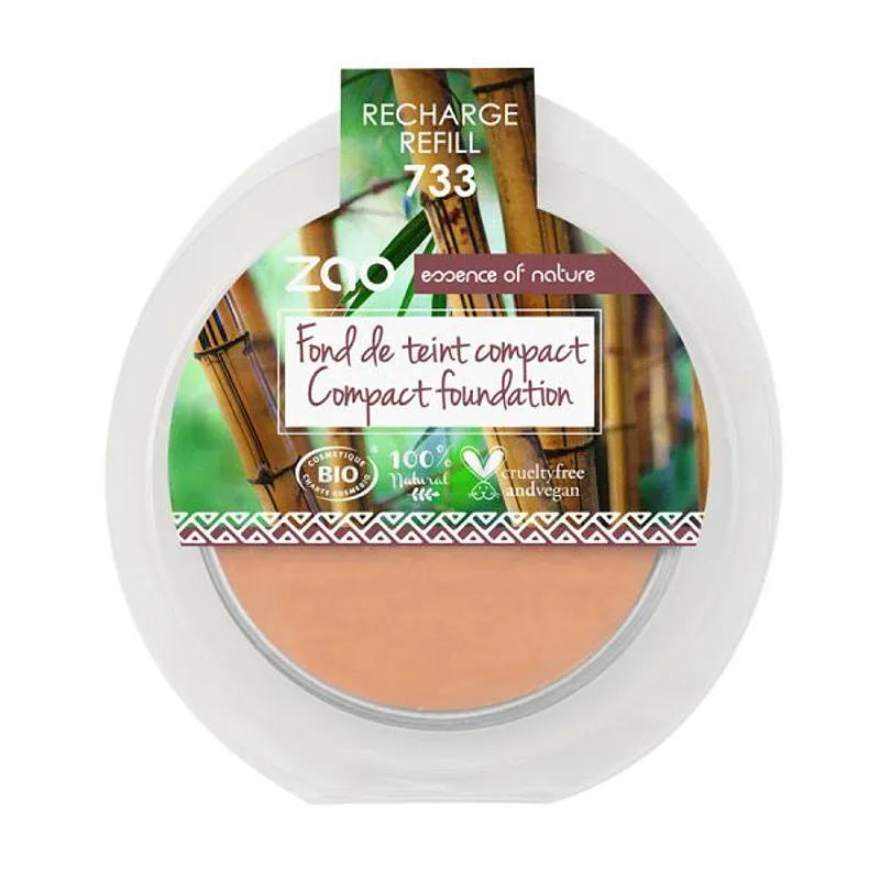 ZAO FOND DE TEINT COMPACT NUMERO 733