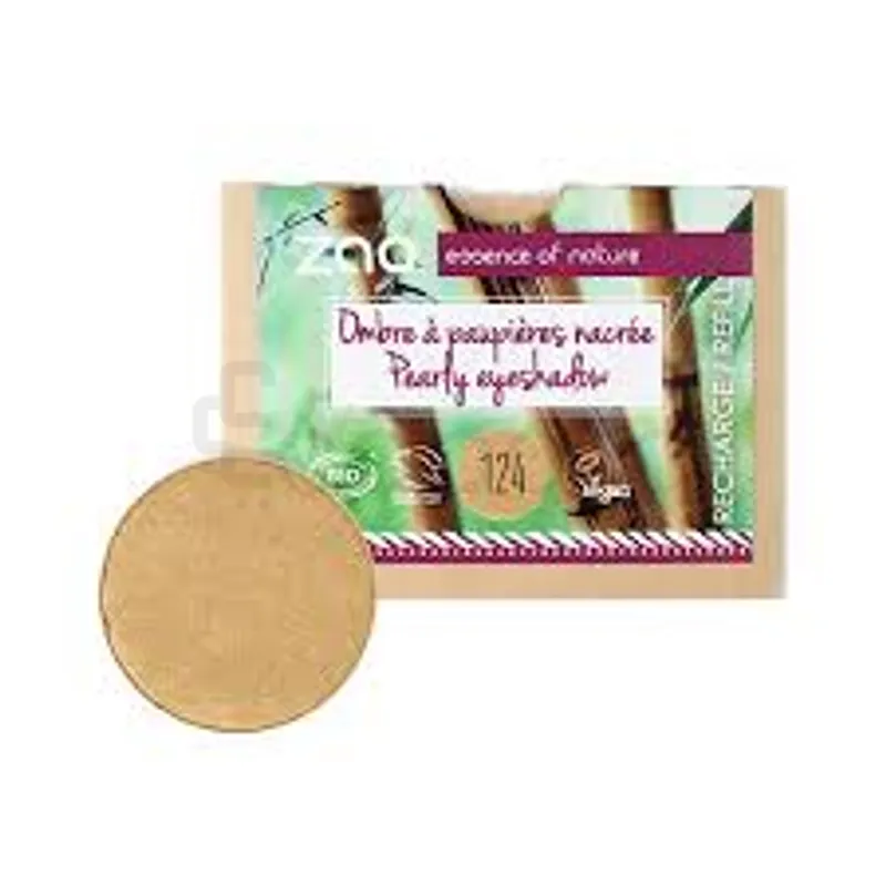 ZAO RECHARGE PEARLY EYESHADOW NUMERO 124