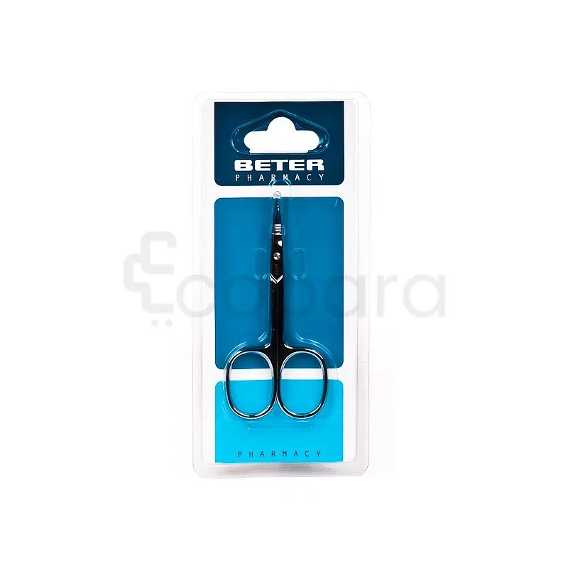 BETER CISEAUX DE MANUCURE POUR PEAU CHROMES POINTE COURBE 9.3CM REFERENCE 24011