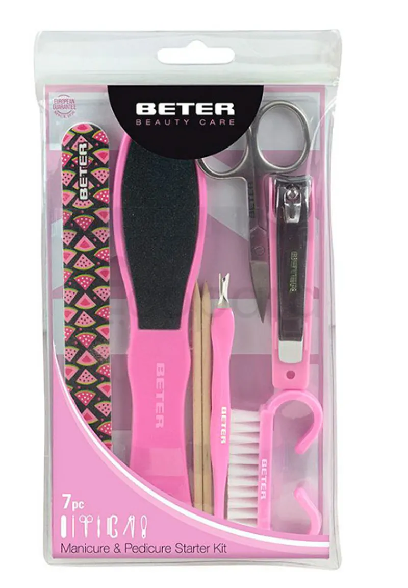BETER ETIU DE MANUCURE ET PÉDICURE ROSE REFERENCE 11001