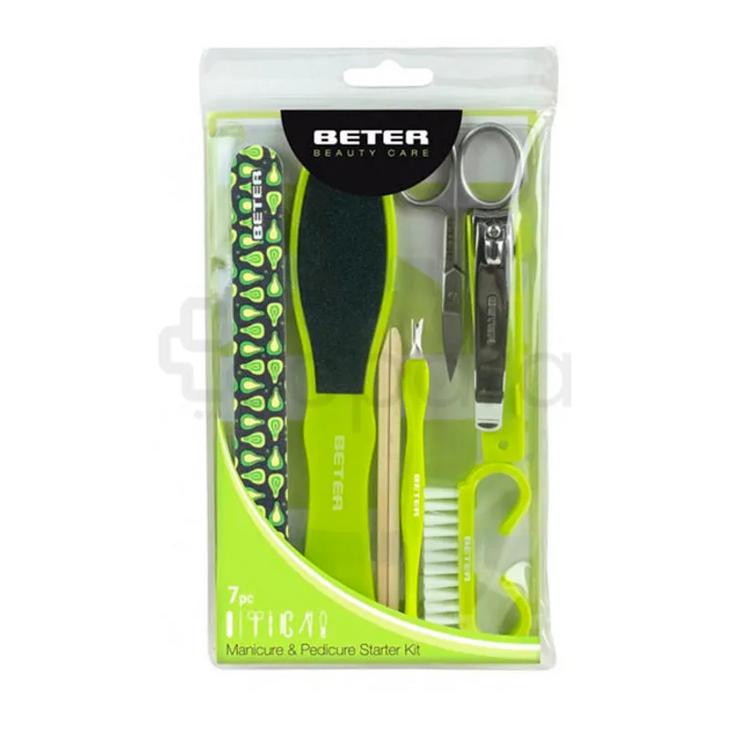 BETER ETIU DE MANUCURE ET PÉDICURE VERT REFERENCE 11001