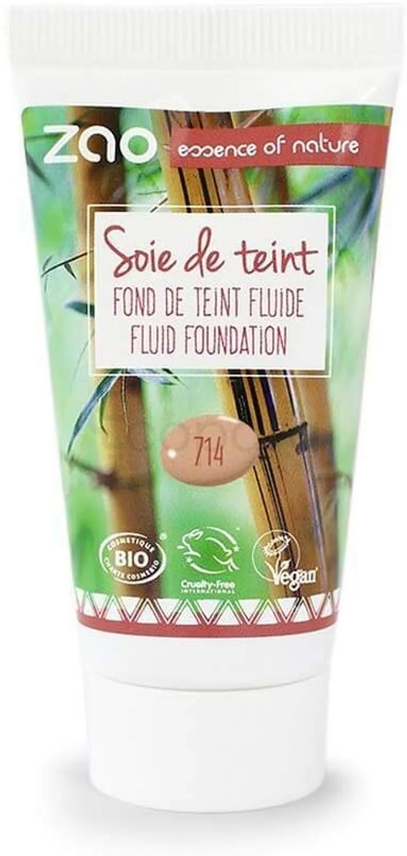 ZAO RECHARGE SOIE DE TEINT NUMERO 714