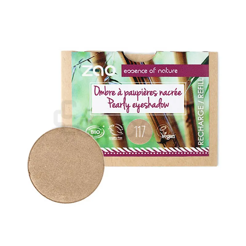 ZAO RECHARGE PEARLY EYESHADOW NUMERO 117
