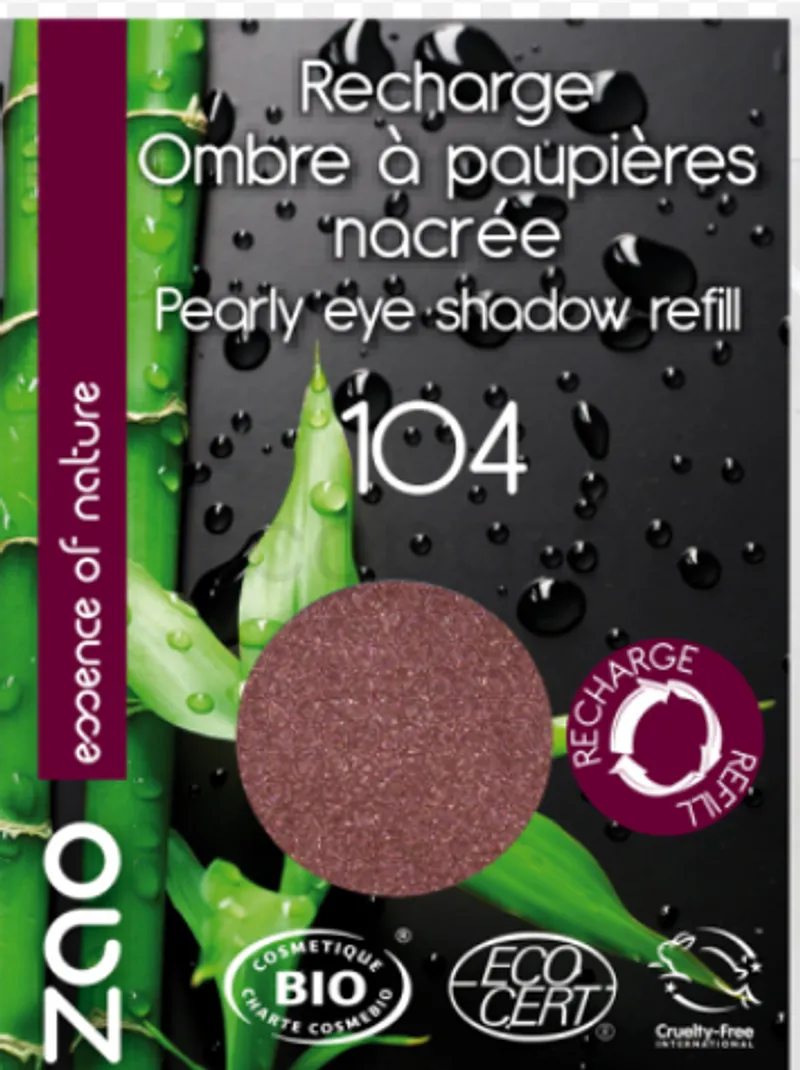 ZAO RECHARGE PEARLY EYESHADOW NUMERO 104