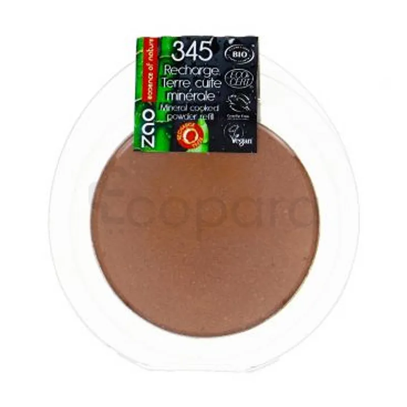 ZAO RECHARGE TERRE CUITE MINERALE NUMERO 345