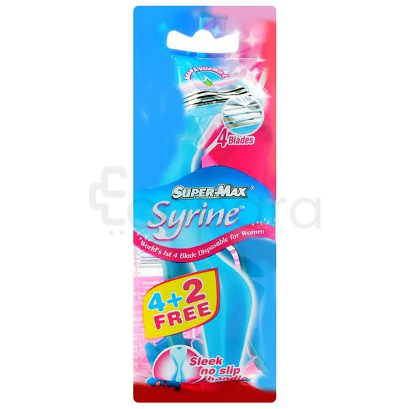 SUPERMAX SYRINE RASOIRS BOITE DE 4