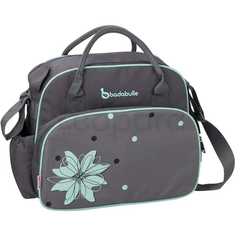 BADABULLE SAC A LANGER BLEU ET GRIS REFERENCE B043014