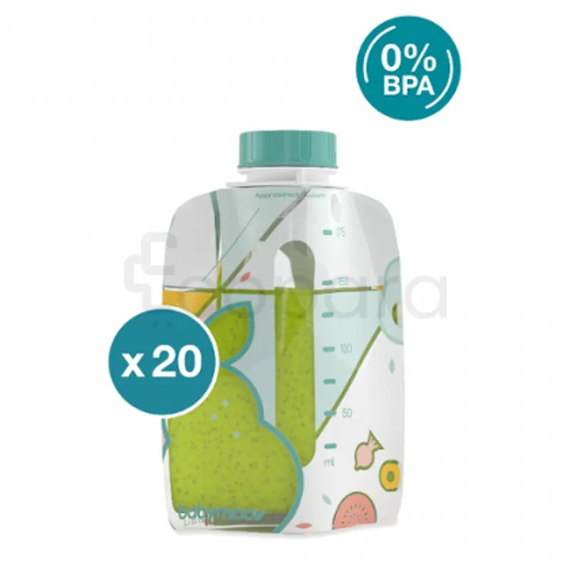 BABYMOOV FOODII POUCHES BOITE DE 20 REFERENCE A004614