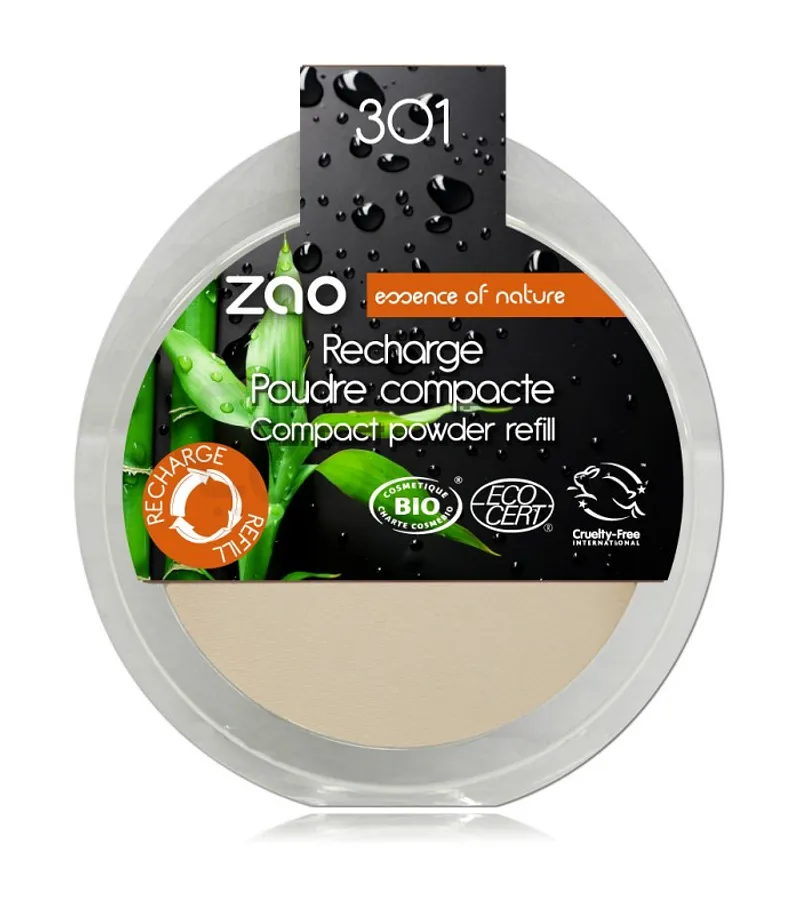 ZAO RECHARGE COMPACT POWDER NUMERO 301