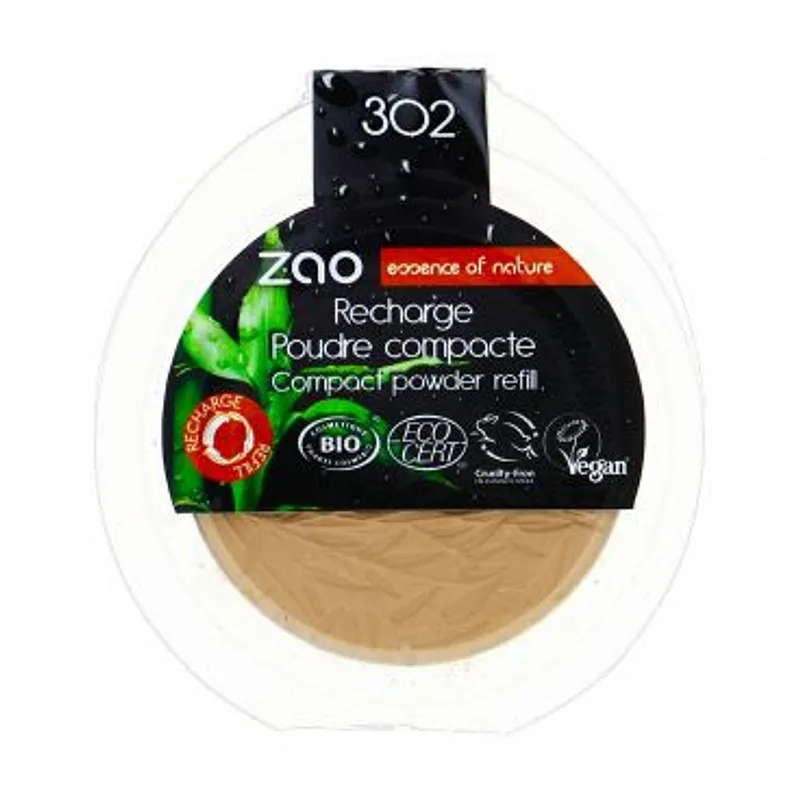 ZAO RECHARGE COMPACT POWDER NUMERO 302