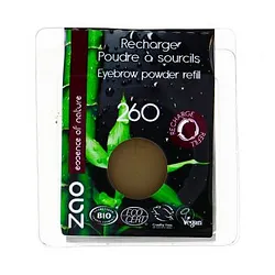 ZAO RECHARGE POUDRE A SOURCILS NUMERO 260