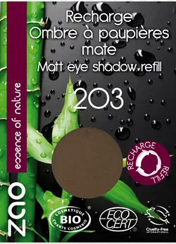 ZAO RECHARGE MATT EYESHADOW NUMERO 203