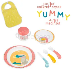 BADABULLE YUMMY CORAL LUNCH SET REFERENCE B005511