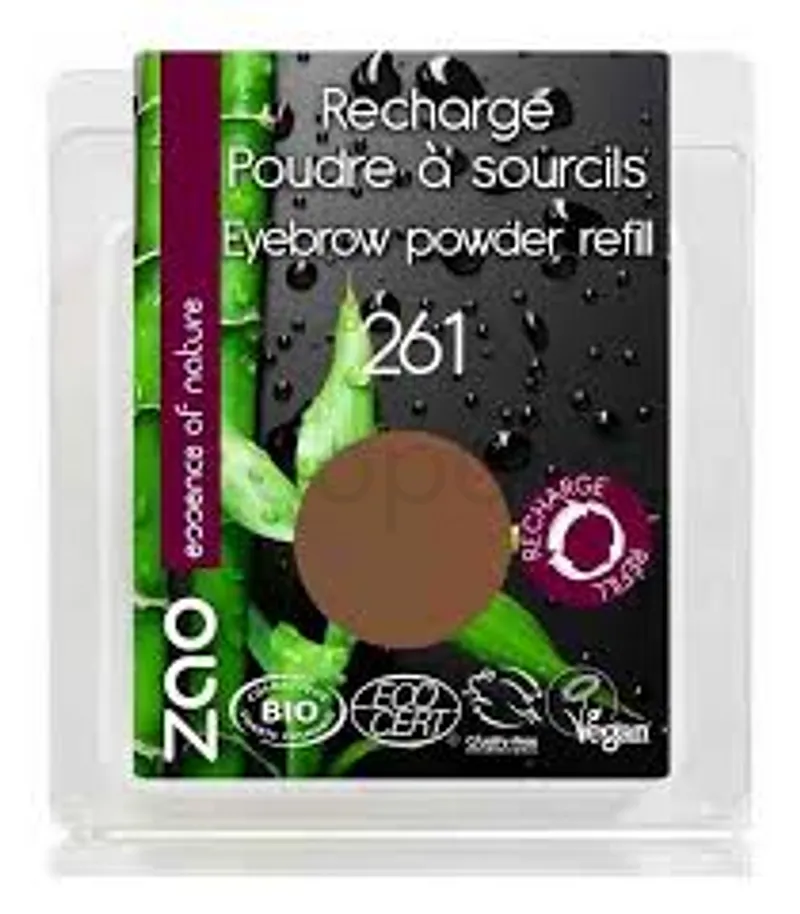 ZAO RECHARGE POUDRE A SOURCILS NUMERO 261