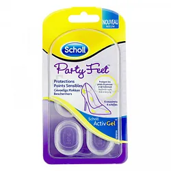 SCHOLL PARTY FEET COUSSINETS PROTECTIONS POINTS SENSIBLES BOITE DE 6