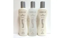 BIOSILK PACK SILK THERAPY SHAMPOOING 400ML + SILK THERAPY 400ML + SILK THERAPY CONDITIONNEUR 400ML