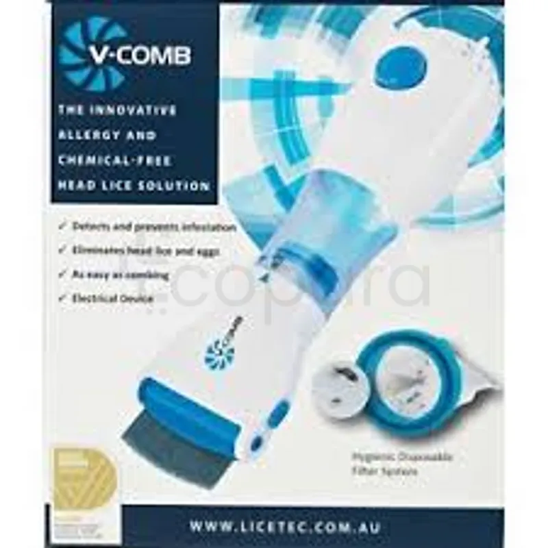 LICETEC V COMB PEIGNE ANTI-POUX ELECTRIQUE REFERENCE TTVC01
