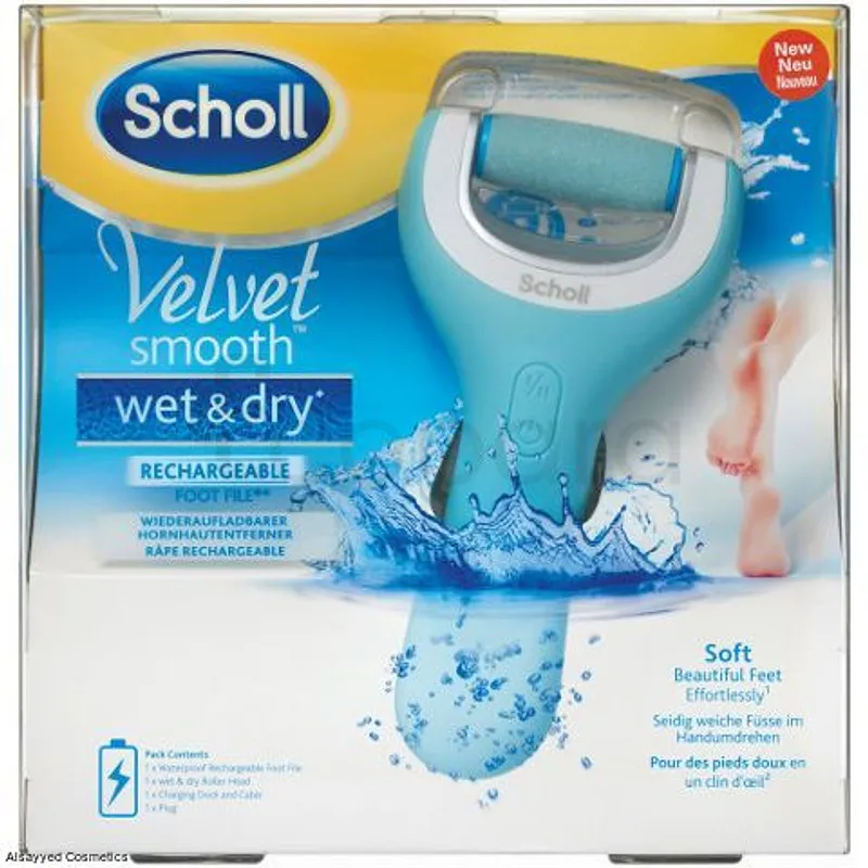 SCHOLL VELVET SMOOTH WET & DRY RAPE RECHARGEABLE REFERENCE 1529277