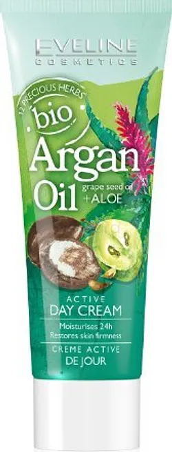 EVELINE ARGAN OIL PLUS ALOE DAY CREAM 75ML