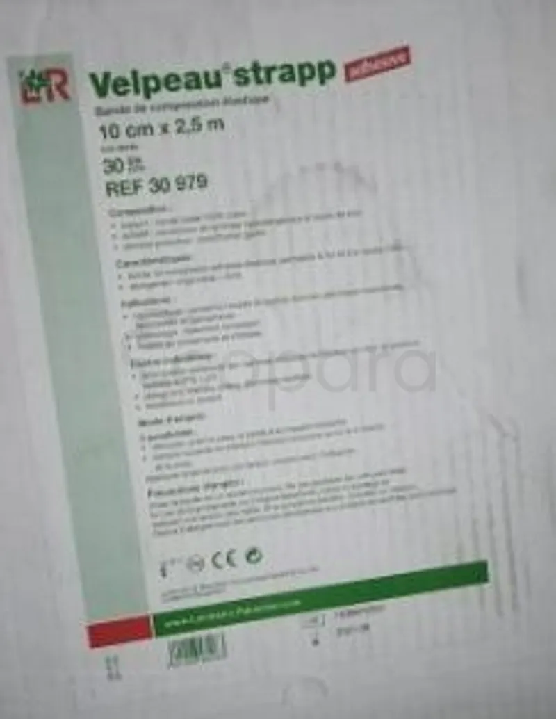 LOHMANN ET RAUSCHER LR VELPEAU STRAPP 10CM*2.5M BANDE DE COMPRESSION ELASTQUE REFERENCE 30979