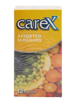 CAREX AROMATISE PRESERVATIF ASSORTED FLAVOURS BOITE DE 12