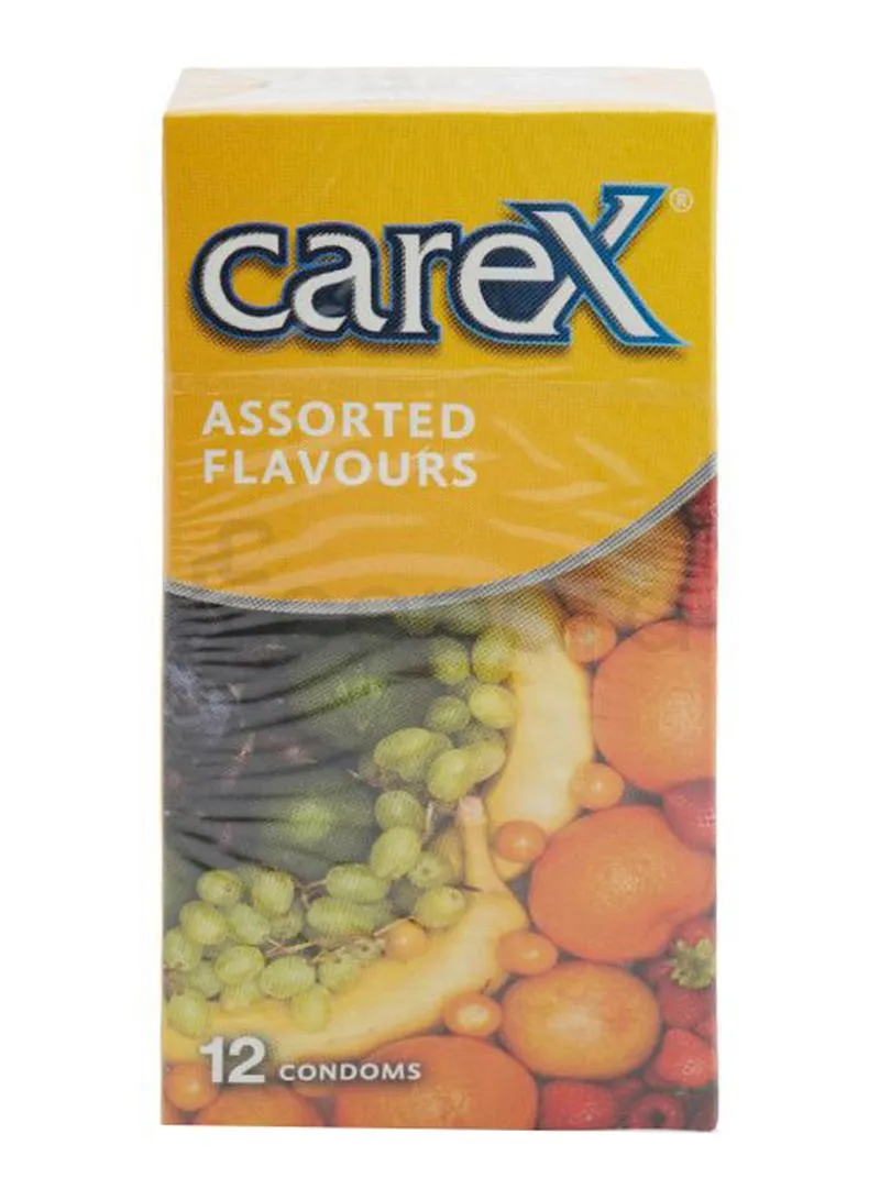 CAREX AROMATISE PRESERVATIF ASSORTED FLAVOURS BOITE DE 12