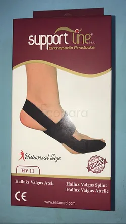 SUPPORT LINE CORRECTEUR HALLUX VALGUS NUIT TAILLE STANDARD DROIT ET GAUCHE REFERENCE HV-11