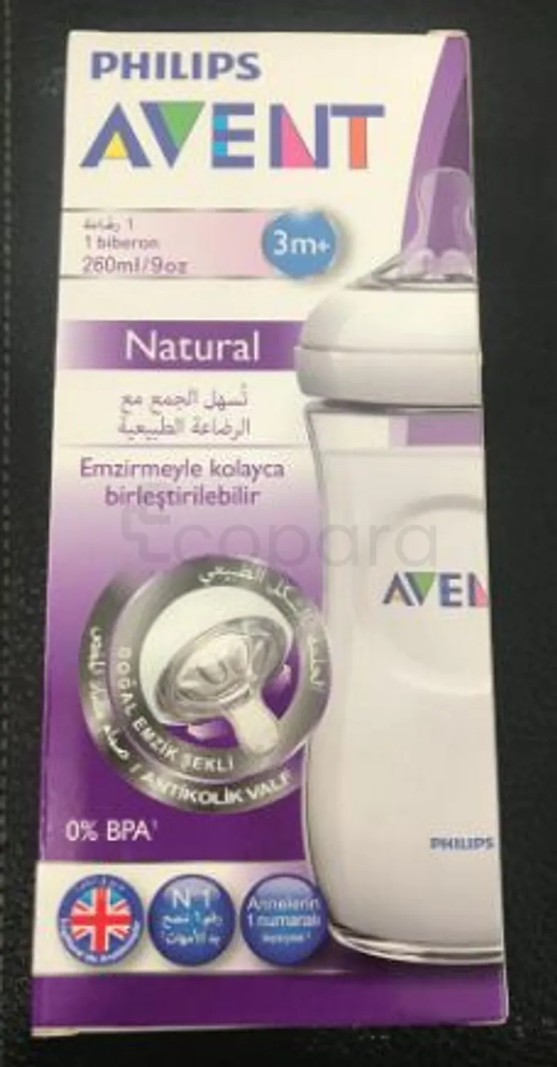 AVENT BIBERON NATURAL +3MOIS 260ML REFERENCE SCF696/17