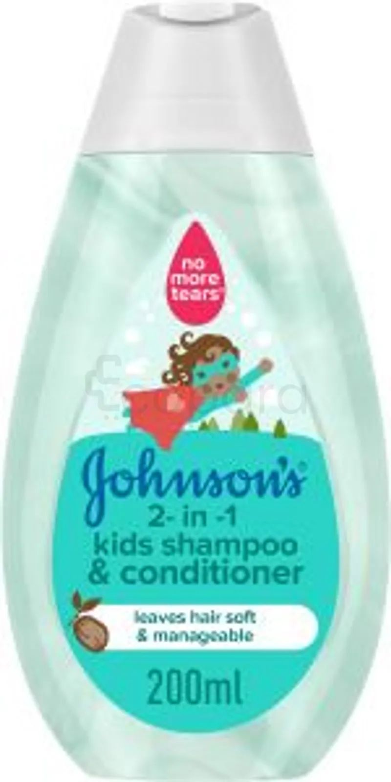 JOHNSON'S KIDS SHAMPOOING & CONDITIONNEUR 2IN1 200ML