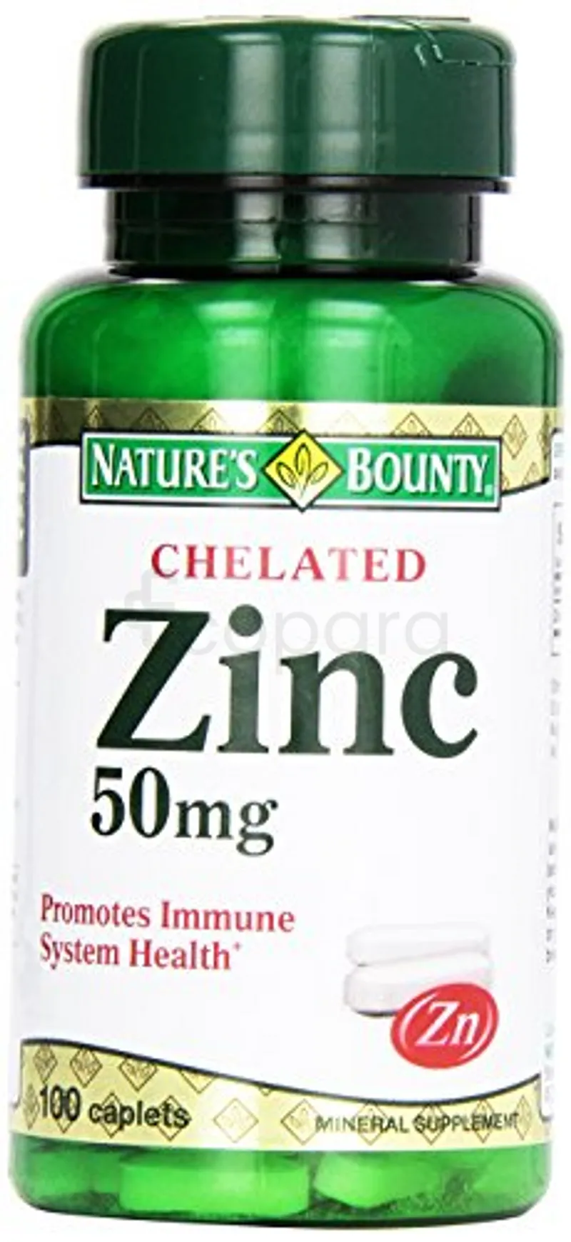 NATURE'S BOUNTY ZINC 50MG BOITE DE 100 CAPSULES