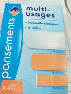 LEADER PRICE PANSEMENTS MULTI-USAGES BOITE DE 40