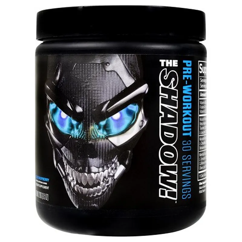 THE SHADOW PRE-WORKOUT 30 SERVINGS BLUE RASPBERRY 270G