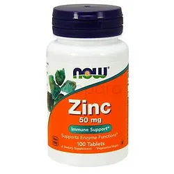 NOW ZINC 50MG BOITE DE 100 COMPRIMES